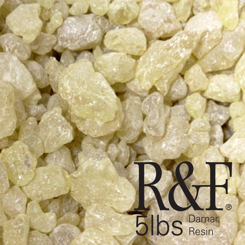 R&F Handmade Paints Encaustic Damar Resin Crystals, 5-Pound - Image 2