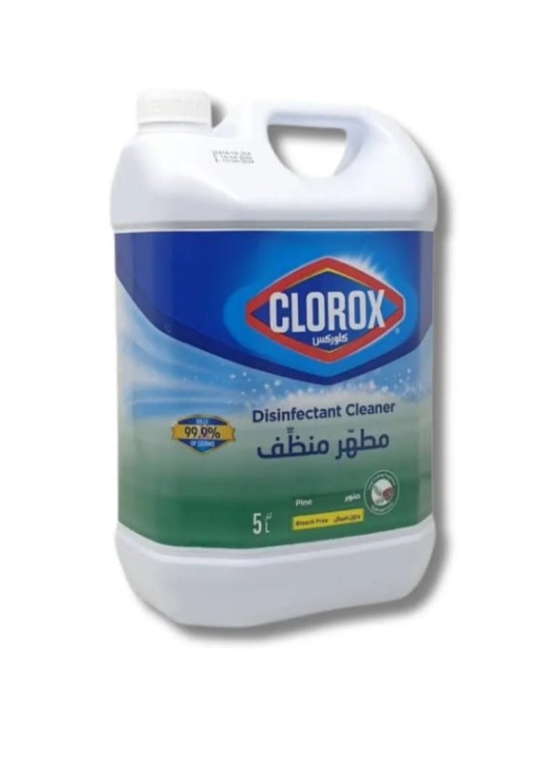 Clorox Multi-purpose cleaner and disinfectant, pine scent, bleach free, 5 liters 