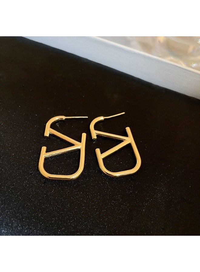 KUYING Trendy Design Earrings With A Sense Of Temperament And Atmosphere