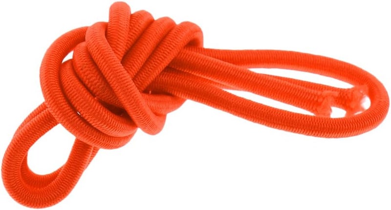 klarako Marine Grade 6mm Strong Elastic Shock Cord Bungee Rope Stretch Band Tie Down DIY General Use klarakoOrange, 2m - Image 1