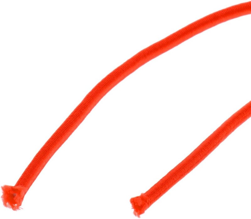 klarako Marine Grade 6mm Strong Elastic Shock Cord Bungee Rope Stretch Band Tie Down DIY General Use klarakoOrange, 2m - Image 2