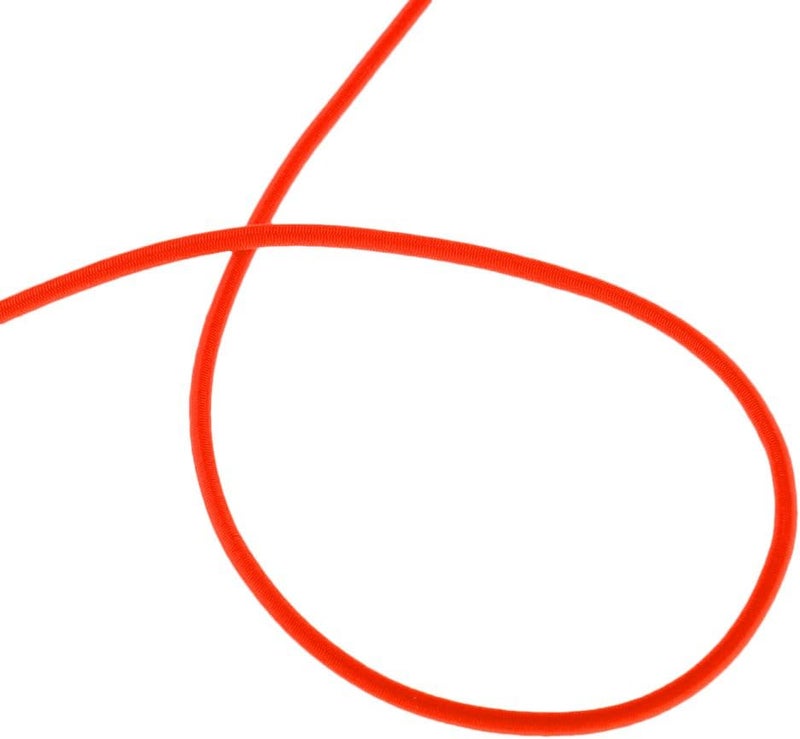 klarako Marine Grade 6mm Strong Elastic Shock Cord Bungee Rope Stretch Band Tie Down DIY General Use klarakoOrange, 2m - Image 4