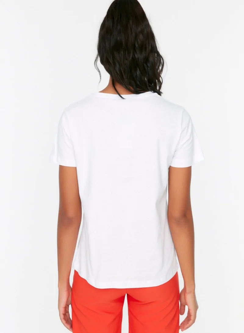 trendyol  Round Neck Graphic T-Shirt for Women | Best Price UAE