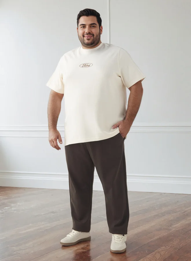 Splash FAV Men Regular Fit Flexi Waist Joggers with Pockets