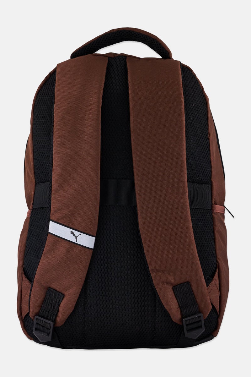 PUMA Men Brand Logo Backpack, Brown - Image 2