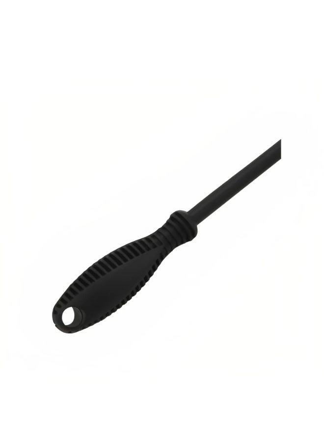 Silicone Bottle Brush – Flexible Cleaning Brush for Glass Bottles, Mugs, Tumblers, and Pitchers – Non-Scratch, Long-Handle Bottle Cleaner – Black  - Image 4