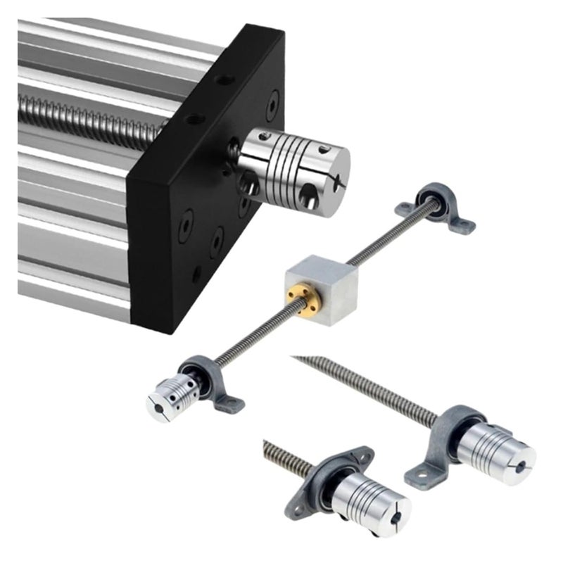 1pcs Aluminum Alloy Elastic Engraving Machine Winding 3D Printer Parts Accessory Stepper Motor Coupling(16X23-5X5) - Image 5