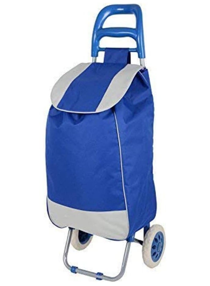 DubaiGallery Foldable Shopping Trolly Luggage Bag Vegetable Trolley with Wheel Easy to Carry Travelling Luggage Trolley Bag with Good Looking and Easy Carring - Image 1