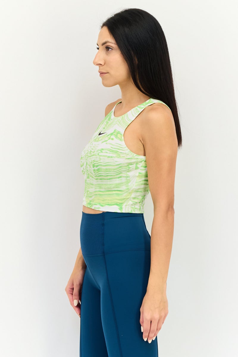 Nike Women Tight Fit Sleeveless Training Tank Top, Multicolor - Image 3