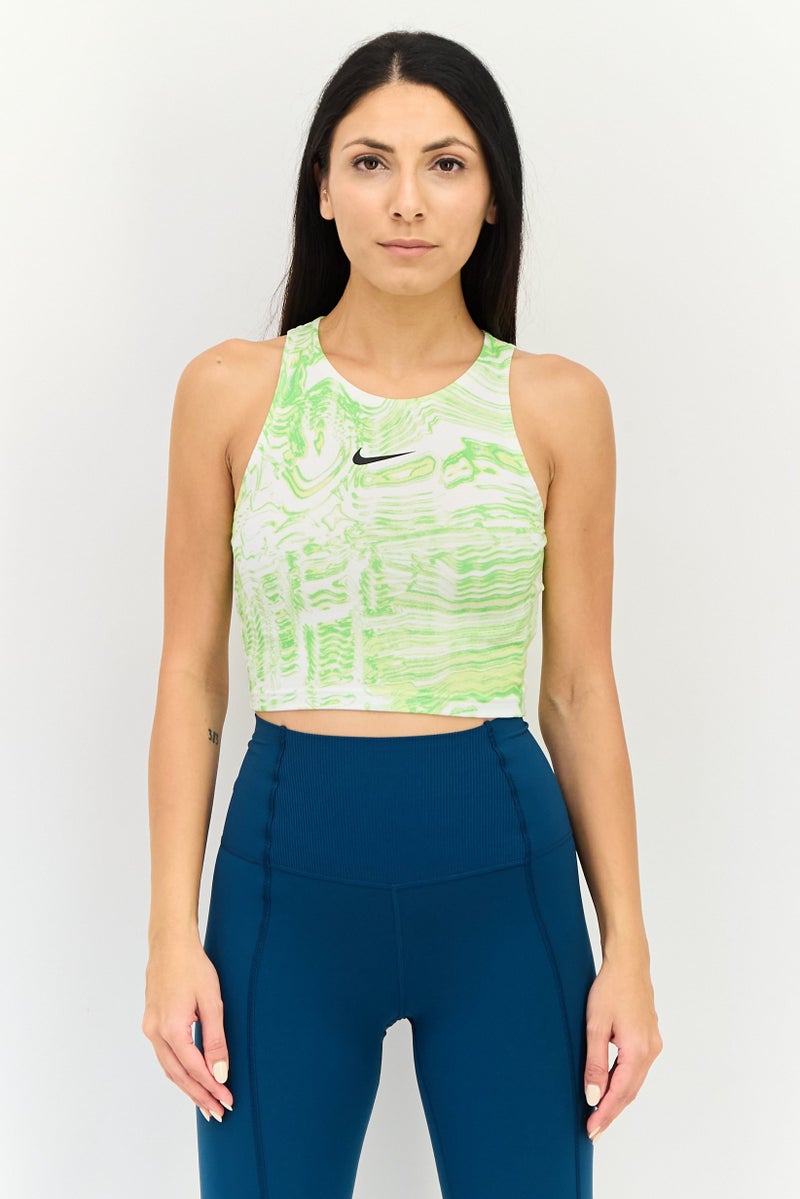 Nike Women Tight Fit Sleeveless Training Tank Top, Multicolor - Image 1