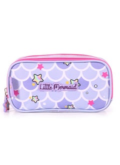 Milk&Moo Milk&Moo Pencil Case Glittering Mermaid, Cute Pencil Pouch for Girls, Kids Pencil Bag, Lightweight, Large Capacity, Suitable for Pre School - Kindergarten - Elementary Grade  - Image 2