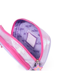 Milk&Moo Milk&Moo Pencil Case Glittering Mermaid, Cute Pencil Pouch for Girls, Kids Pencil Bag, Lightweight, Large Capacity, Suitable for Pre School - Kindergarten - Elementary Grade  - Image 3