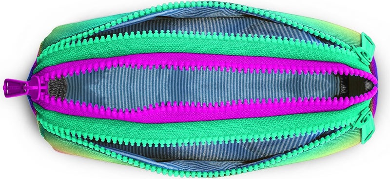 CORAL HIGH Kids Three Compartment Pencil Case Color Transition 22010  - Image 4