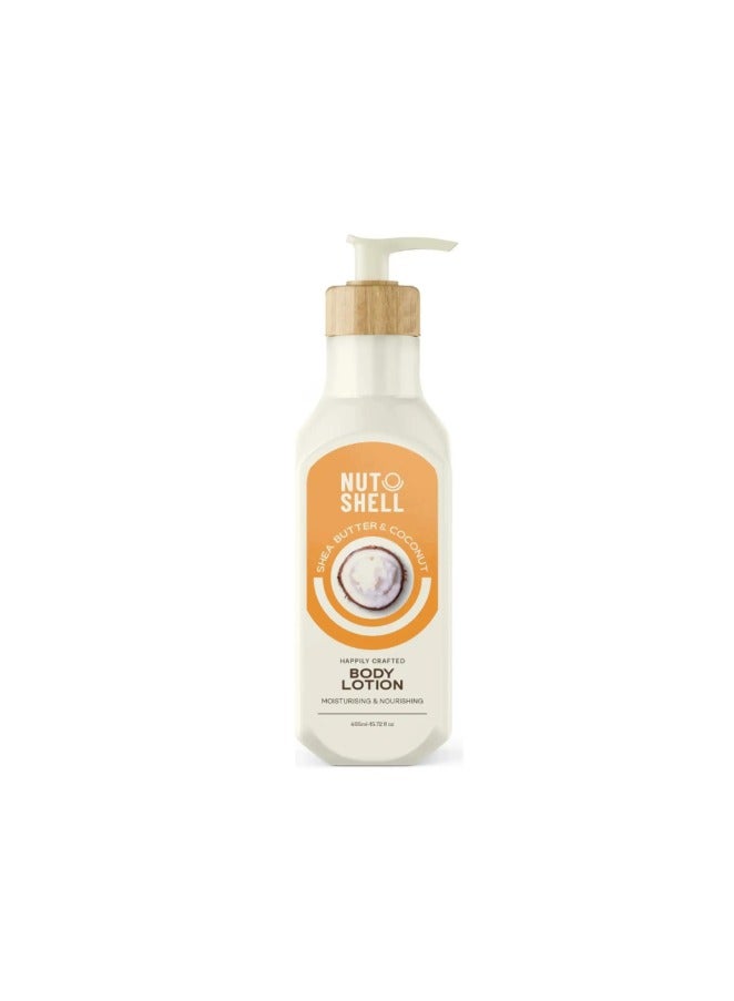 NUTSHELL BODY LOTION (SHEA & COCONUT) 465ML.
