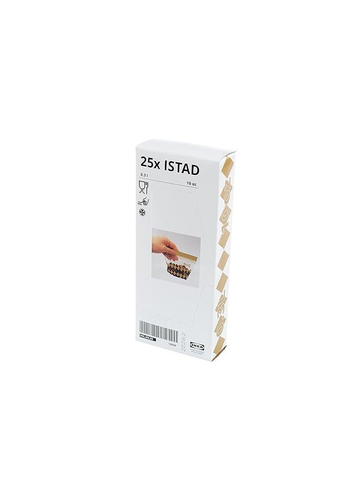 Ikea ISTAD Small Reusable Food Bags with Double Seal, 0.3 Litres  - Image 1