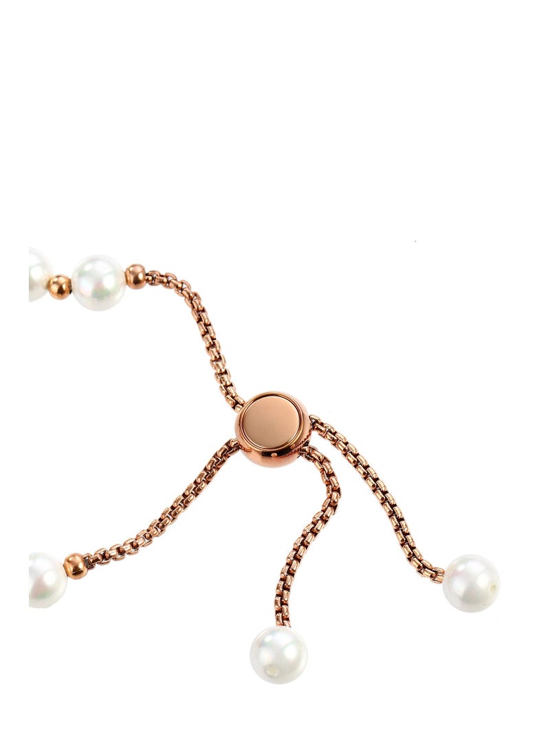 SOLARAE Watches Women Analog Quartz Watch Mosaic with Diamonds Bracelet Dress Watch for Female Waterproof Wristwatch with Rose Gold Bracelet - Image 4