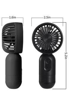 General Mini Handheld Fan, Portable Travel Fan, Battery Operated Small Personal Fan,  Mini Hand Held Fan with USB Rechargeable 400mAh Battery, Quietu003c30dB 3 Speeds for Travel Camping Outdoor Home Office  - Image 2