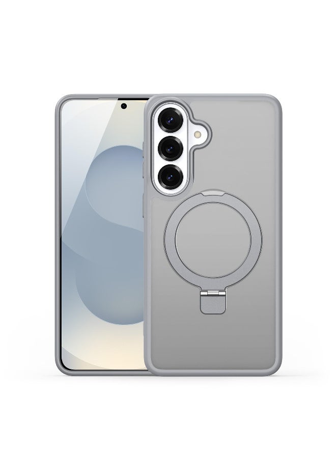 DUX DUCIS Yind Series MagSafe TPU Hybrid PC Phone Case with Stand For Samsung Galaxy S26 5G (Grey) - Image 1