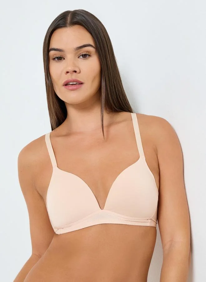 Styli Pack of 2 - Non Padded Non Wired Plunge Bra