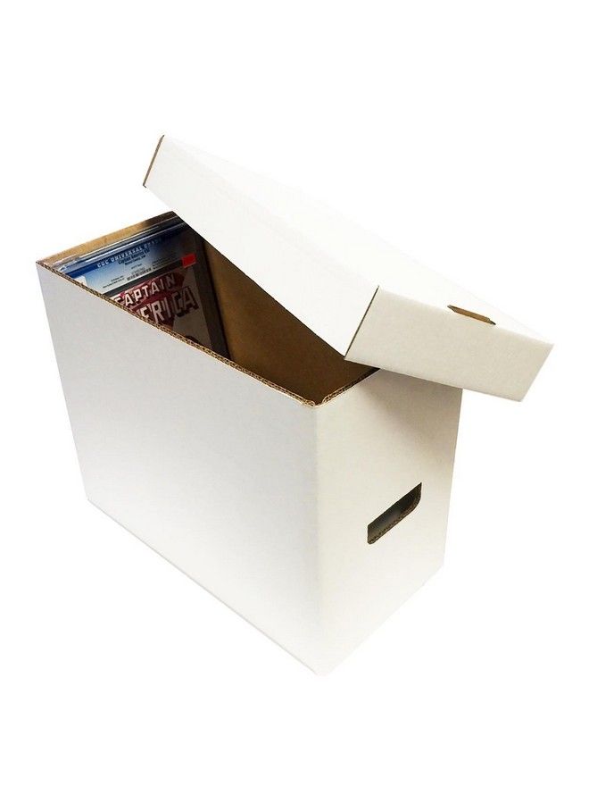 Max Protection (2) Graded Comic Storage Boxes Holds 35 40 Graded Comic Books White By Max Pro - Image 2