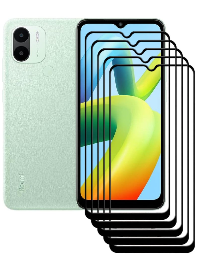5 Pieces Antistatic ESD Dustproof Premium Quality High Definition Tempered Glass Screen Protector Designed For Xiaomi Redmi A1+