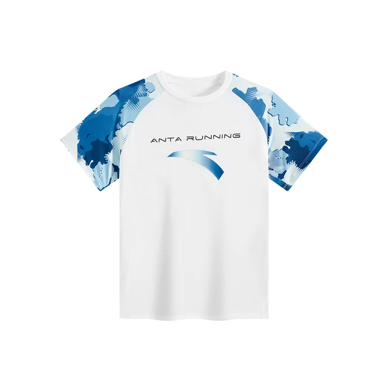 ANTA Kids FlexAir Running Tee – Stretchy Quick-Dry Summer Sports T-Shirt