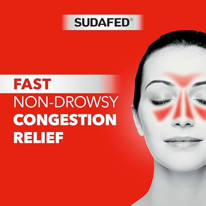 Sudafed PE Sinus Pressure + Pain Relief Tablets, Non-Drowsy, 24 Ct - Image 3
