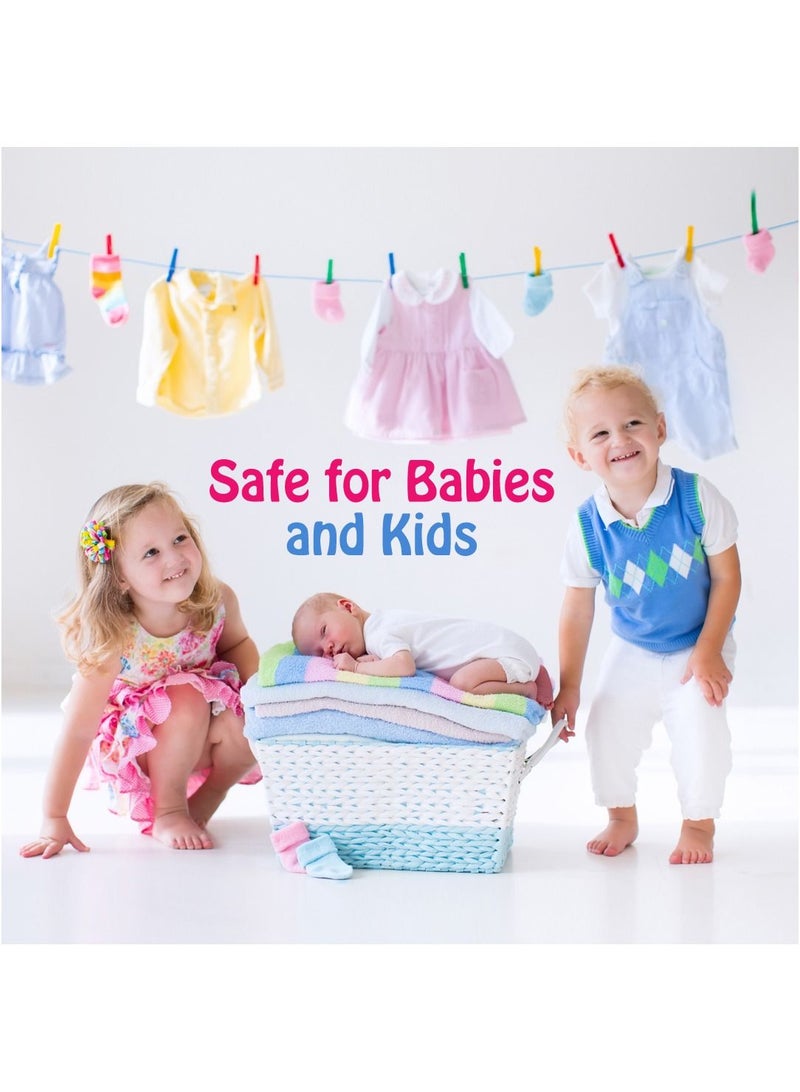 Cool & Cool Gentle Baby Fabric Softener 1 Liter (Pack of 6) - Anti Bacterial, Dye-Free, Bleach-Free,Gentle, Baby & Kid safe 6 Liters - Image 2