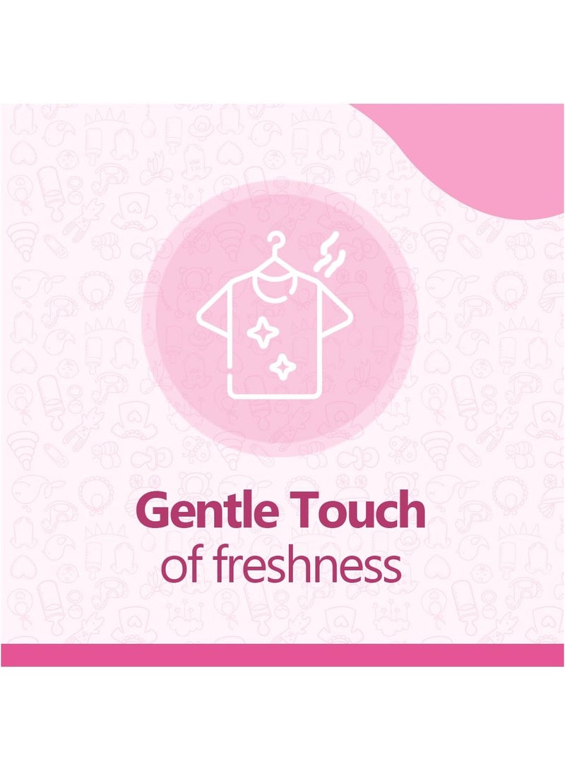 Cool & Cool Gentle Baby Fabric Softener 1 Liter (Pack of 6) - Anti Bacterial, Dye-Free, Bleach-Free,Gentle, Baby & Kid safe 6 Liters - Image 3