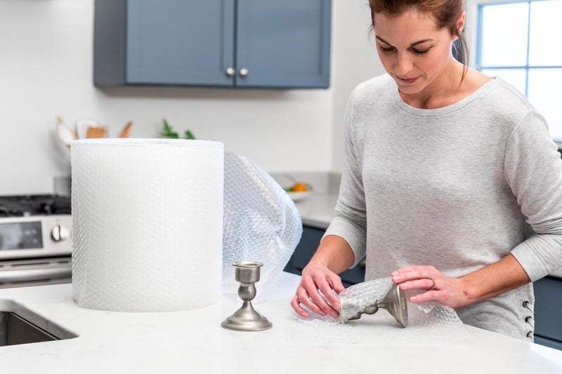 Duck Brand Small Bubble Cushioning Wrap for Moving & Shipping - 175 FT Bubble Packing Wrap for Extra Protection Packaging Boxes & Mailers - Clear Bubble Roll Moving Supplies, Perforated Every 12 IN - Image 4