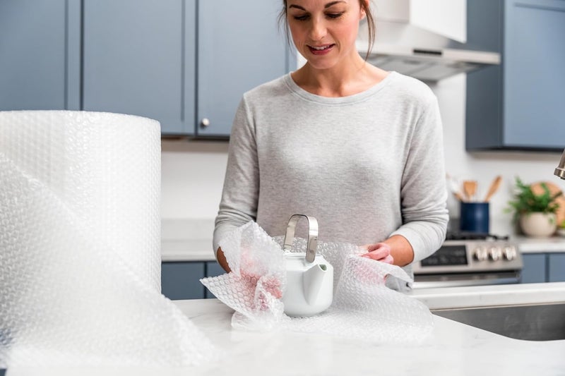 Duck Brand Small Bubble Cushioning Wrap for Moving & Shipping - 175 FT Bubble Packing Wrap for Extra Protection Packaging Boxes & Mailers - Clear Bubble Roll Moving Supplies, Perforated Every 12 IN - Image 3