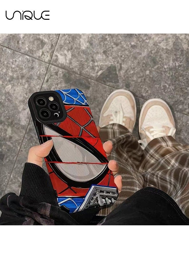 Unique Compatible with iPhone 15 Pro Phone Case, Spider-Man Phone Case, Marvel Movie Phone Case - Tuya Phone Case - Stylish and Handsome Phone Case - TPU Drop Protection - Image 3