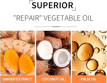 JEMPET Turmeric Soap Natural Ginger Bar Soap 2PCS Plants Essential Oil Bar Soap for Face Body Reduces Acne Dark Spot Cleanses Skin - Image 3