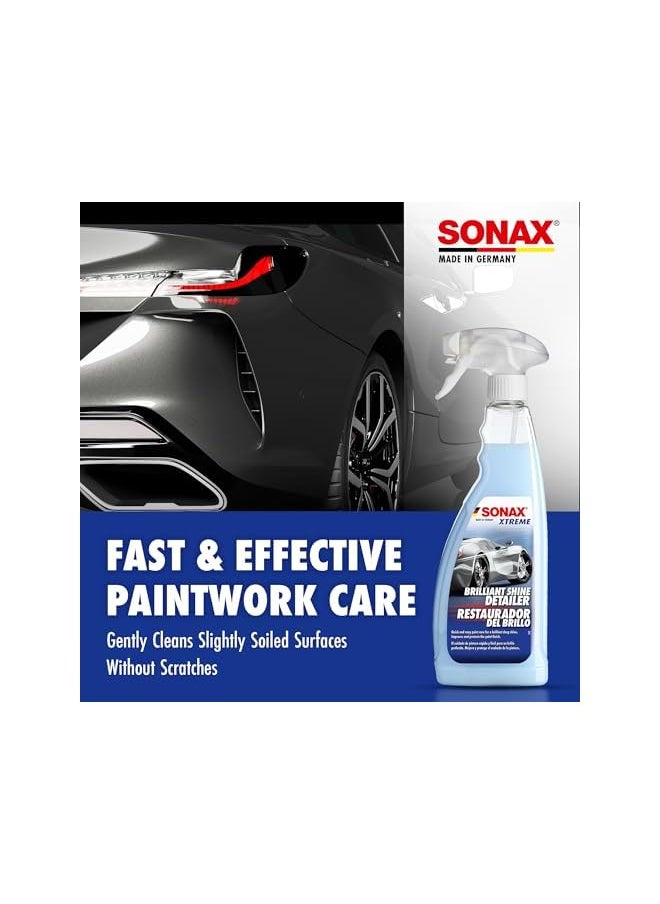 SONAX - Sonax Xtreme Brilliant Shine Detailer - 750ml Quick Detailer Spray for Car Paintwork - Enhances Shine, Cleans Gently, Water-Repellent Finish, Ceramic Coating Maintenance - Image 1