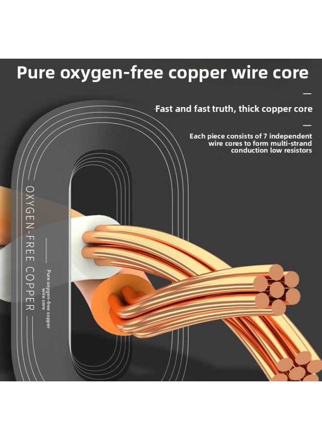 Yamazawa Class 7 Network Cable 10 Gigabit Dual Screen Network Jumper CAT7 Pure Copper 8 Core Twisted Pair Computer Router Connection-Color:Seven Types Of Shielded Wire Black Round Wire-Line Length:1.5 M - Image 5
