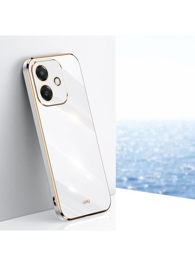 The Bros Case For OPPO A3 5G India Straight Edge 6D Electroplate TPU Phone Case