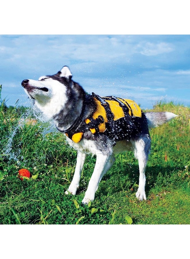 إيزي دوج سترة نجاة للكلاب من Ezydog DFD - سترة أمان للسباحة قابلة للتعديل مع حافة عاكسة ومقبض متين - مادة تعويم أكثر بنسبة 50% - صغيرة، حمراء - Image 5