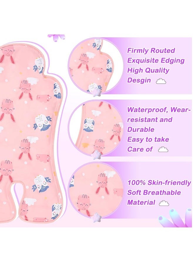 Baby stroller cooling mat ice pad Stroller seat cushion Stroller gel cooling pads Child safety seat cooling pads The principle of scientific and technological cooling Cool and breathable Dissolve your baby's body heat Suitable for summer to bring continuous cooling to your baby Common to all models 27*13 inches (Blue)