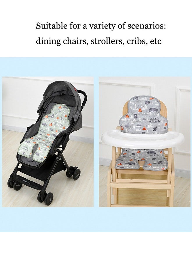 Baby stroller cooling mat ice pad Stroller seat cushion Stroller gel cooling pads Child safety seat cooling pads The principle of scientific and technological cooling Cool and breathable Dissolve your baby's body heat Suitable for summer to bring continuous cooling to your baby Common to all models 27*13 inches (Blue)