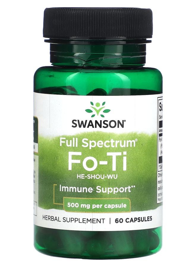 SWANSON Fo-Ti 500 mg  60 Capsules