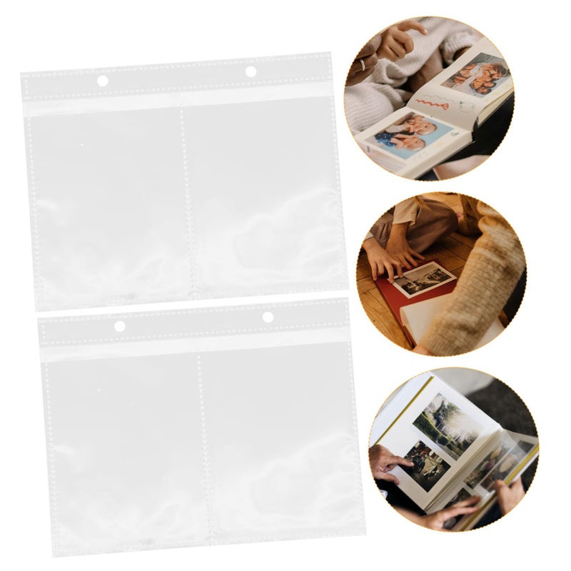 20pcs Transparent Photo Album Sleeves for Protecting Your Memories 16.5x13cm - Image 3