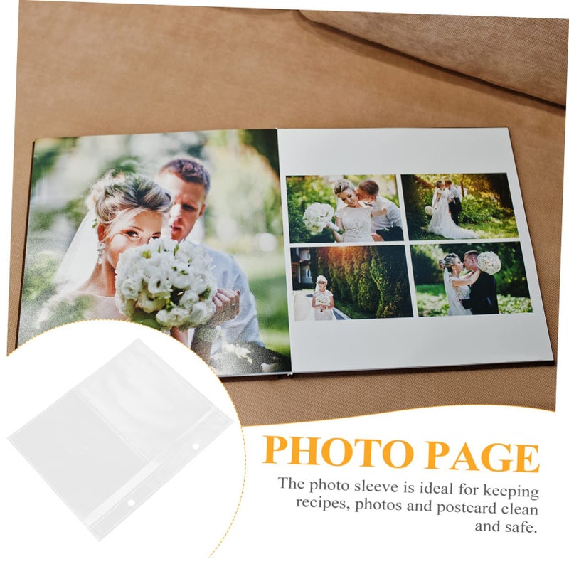 20pcs Transparent Photo Album Sleeves for Protecting Your Memories 16.5x13cm - Image 4