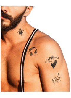 Le Inka Temporary Tattoos Pack of 4 Water Permeable Breathable Long Lasting Lasts 1-2 Weeks Premium Plant Based Men & Women Adventure Collection - pzsku/Z484EB3920E43DA1BCCDBZ/45/_/1679023522/f831a954-33e9-4cb8-9103-704a146cc6da