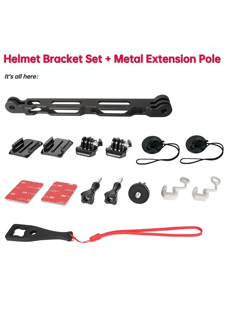 Insta360 X4/X3 Helmet Mount Kit for 360° Action Cameras Panoramic Sports Camera Motorcycle Riding Accessories  - Image 4