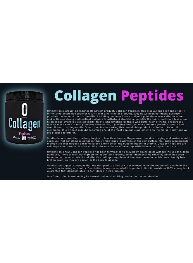 Omnitrition مكمل غذائي ببتيدات الكولاجين بدون نكهة 9001 زجاجة 30 حصة - Image 3