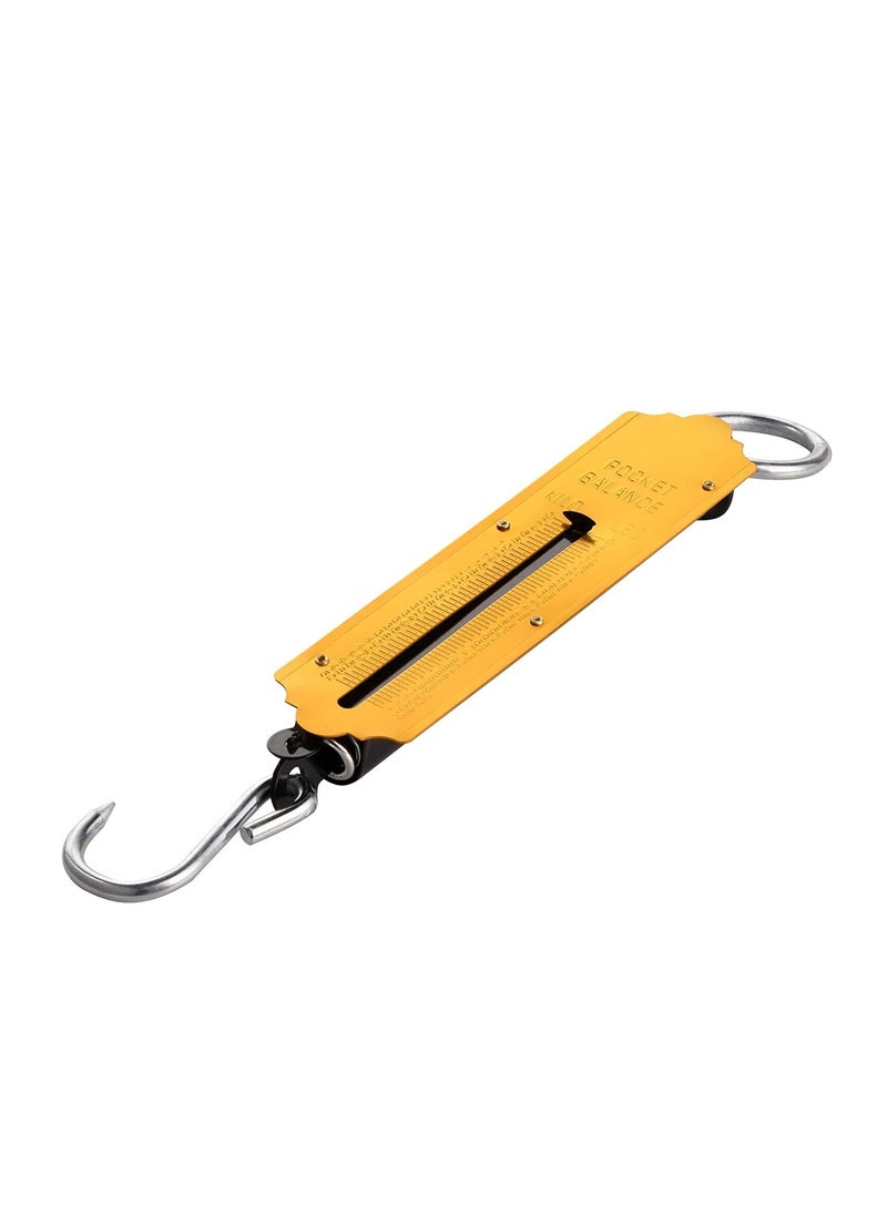 DEFAONS DEFAONS Pocket Balance Spring Scale Portable Hanging Weighing Scale with Hook 50Kg 112LBS Capacity Dual Scale in Kg Lbs Ideal for Fishing Travel Outdoor Market Use Durable and Compact Design - 2 PCS  - Image 4