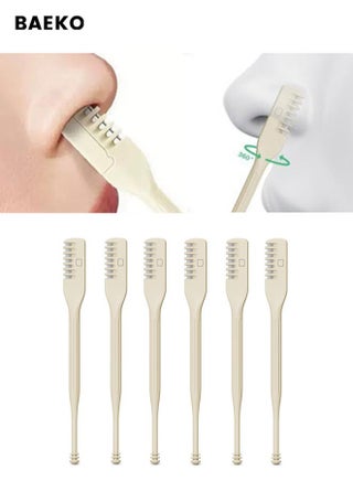 6 PCS Manual Nose Hair Trimmer, Rotating Nasal Hair Razor Cutter with Ear Picker for Women and Men, Portable Nostril Hair Remover Tools, Guarded, Gentle and Focused, Comb-shaped Guard - pzsku/Z484EE3383FA783EE907AZ/45/1745589642/2146ef35-b31c-41c7-919f-44d5537e519d