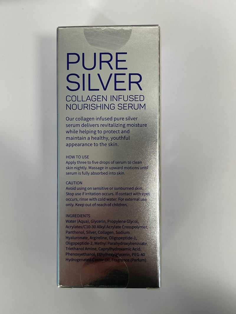 SpaLife Spa Life Face Serum: Nourishing Gold & Silver Serums (Nourishing Silver & Collagen) 110 ml (3.7 Fl. Oz.) - Boosts Firmness, Hydration, and Radiance - Image 3