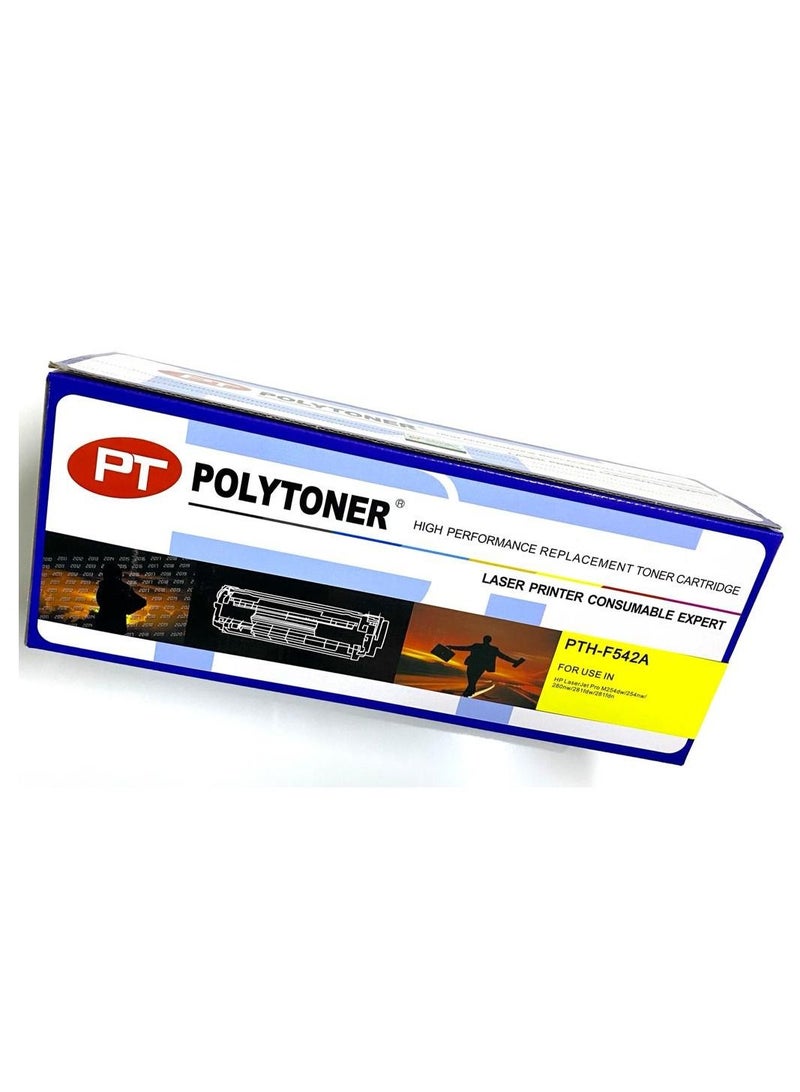 حبر 203A ، أصفر ، CF542A للاستخدام في طابعة HP M254dw / M254nw / 280nw / 281fdw / 281fdn