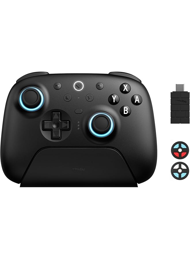8Bitdo Ultimate 2 Bluetooth Controller With Tmr Joysticks For Switch Windows And Steam Deck Gaming Controller With Switchable Hall Effect/Tactile Triggers Rgb Fire Ring 8Speed Wireless Tech - Image 1
